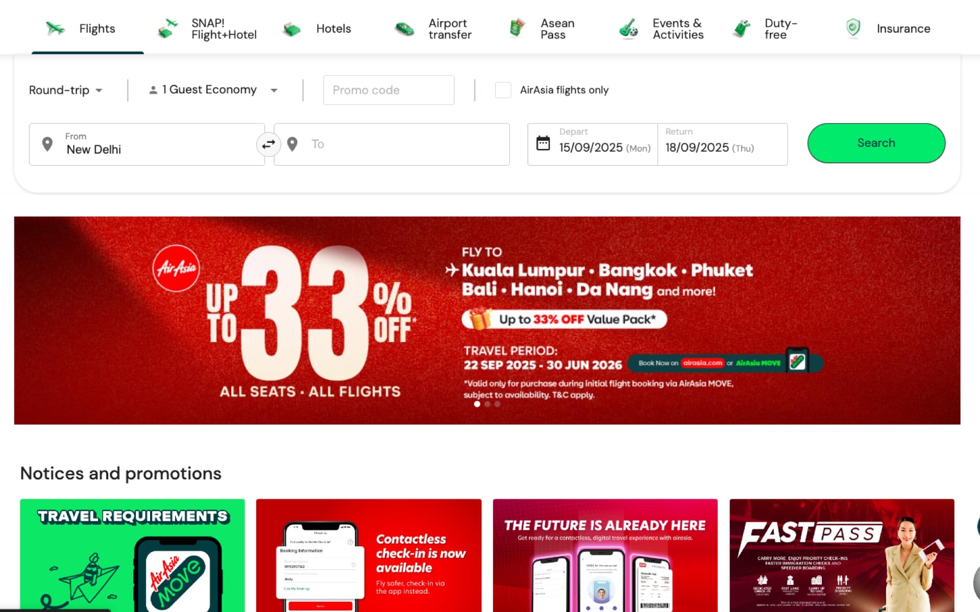 Air Asia Megastore Platform